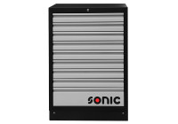 MSS 26 "Commode 9 tiroirs sans tablette supérieure
