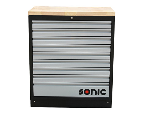 MSS 34 "Commode 9 tiroirs avec dessus en bois