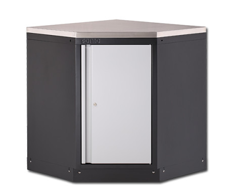 MSS 34 "Unité de coin avec dessus en acier inoxydable