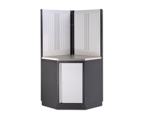 MSS 34 "Unité de coin et panneau de suspension en acier avec (acier inoxydable)