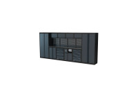 Plan de travail en acier inoxydable Sonic NEXT MSS, hauteur 4524 mm
