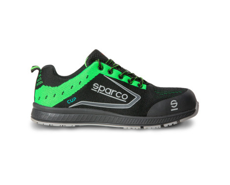 Sparco Chaussures de travail légères Cup S1P Adelaide Noir/Vert Taille 40