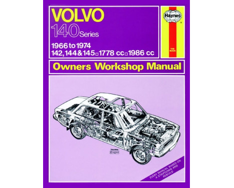 Haynes Manuel d’atelier Volvo 142, 144 & 145 (1966-1974) réimpression classique