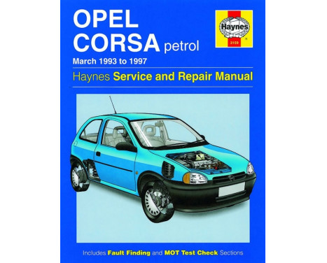 Haynes Workshop manual Opel Corsa Essence (1993-1997)