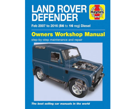 Haynes Workshop manuel Land Rover Defender diesel (février 2007-2016)
