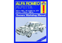 Manuel d'atelier Haynes Alfa Romeo Alfetta 1973-1987 réimpression classique