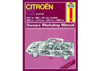 Manuel d'atelier Haynes Citroën CX essence (1975-1988) réimpression classique