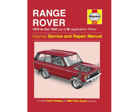Manuel d'atelier Haynes Range Rover V8 essence (1970-Oct 1992)