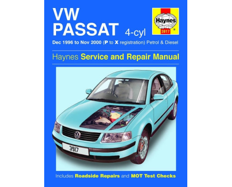 Manuel d'atelier Haynes VW Passat 4 cylindres essence et diesel (déc 1996 - nov 2000)