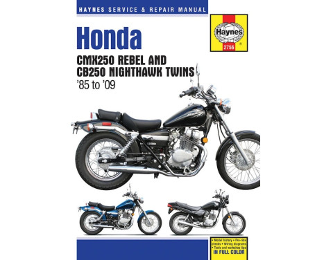 HondaCMX250 Rebel & CB250 Jumeaux Nighthawk (85 - 14)