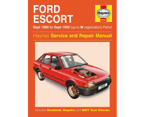 Haynes Workshop manuel Ford Escort Essence (Sept 1980-Sept 1990)