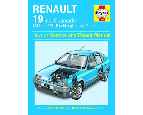 Haynes Workshop manuel Renault 19 essence (1989-1996)