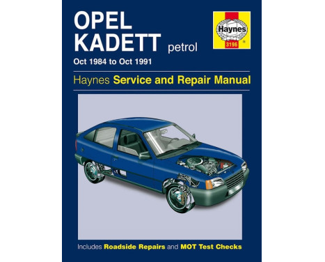 Manuel d'atelier Haynes Opel Kadett Essence (1984-1991)