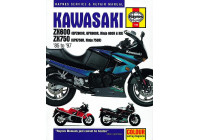 KawasakiZX600 (GPZ600R, GPX600R, Ninja 600R et RX) et ZX750 (GPX750R, Ninja 750R) à quatre