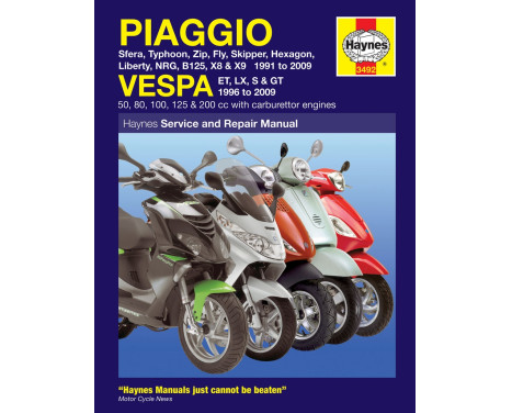 Piaggio & Vespa Scooters (91 - 09)