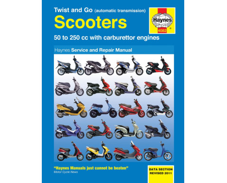Twist & Go (automatique) Scooters 50 - 250cc
