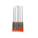 Jeu de crochets extra longs 245 mm 6 pièces
