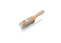 Brosse métallique 4 rangs