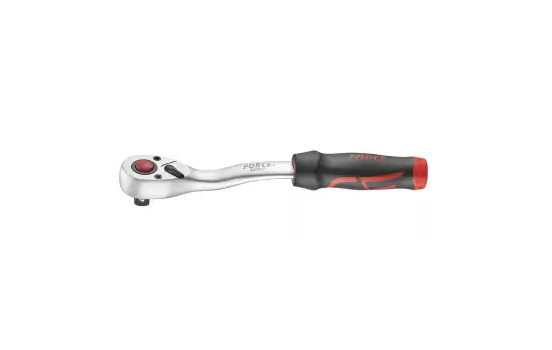 Clé à cliquet réversible Force 1/4" courbée 36 dents 143 mmL