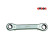 Clé à cliquet Force double anneau coudée à 15° 12 pans 10 mm x 11 mm, Vignette 2