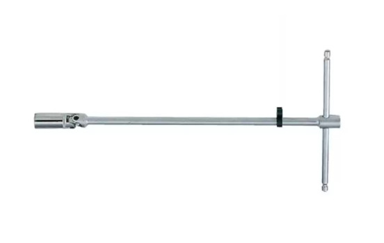 Clé à bougie magnétique Force 3/8" avec articulation coudée 16 mm 300 mm L