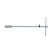 Clé à bougie magnétique Force 3/8" avec articulation coudée 20,6 mm 300 mm L