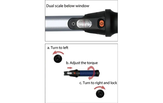 Clé dynamométrique Rooks 1/2'' 2-10 nm, Image 4
