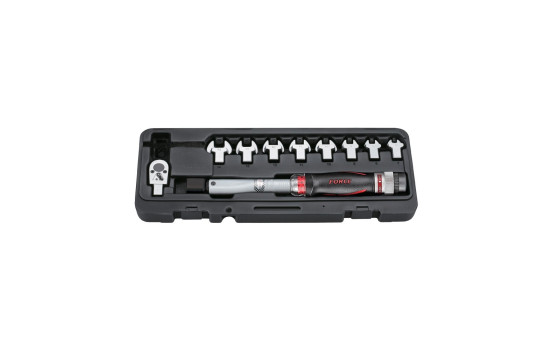 Jeu de clés dynamométriques Force 1/4" 6-30 Nm, 10 pièces