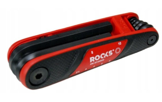 Jeu de clés Allen Rooks 2,5-10 mm, 7 pièces