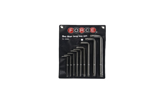 Jeu de clés Force Long Resistorx 9 pièces