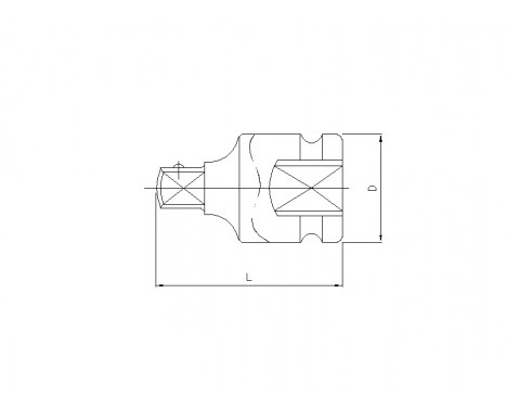 Adaptateur sonique *force* 1/2"(F) x 3/4"(M) 73634 Sonic, Image 2