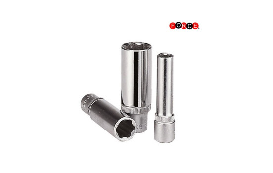 Douille Force longue 1/4", profil ondulé à 6 pans 12 mm, Image 2