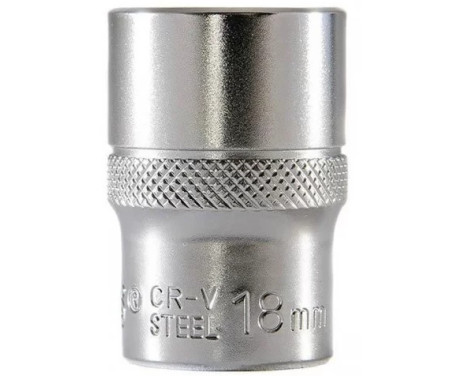 Rooks Douille 1/2", 6 pans, 18 mm