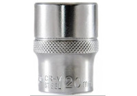Rooks Douille 1/2", 6 pans, 20 mm