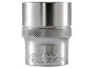 Rooks Douille 1/2", 6 pans, 22 mm