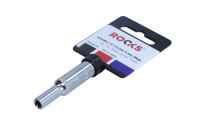 Rooks Douille 1/4", 6 pans, 5 mm, longue