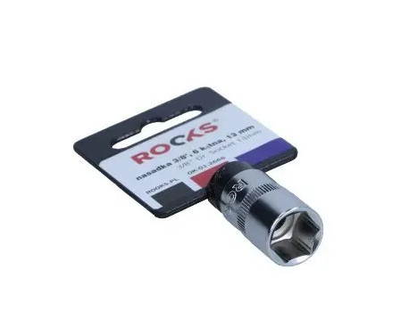 Rooks Douille 3/8", 6 pans, 13 mm