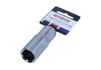 Rooks Douille 3/8", 6 pans, 17 mm, longue
