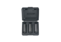 Coffret de douilles à choc 1/2" à paroi mince 3 pièces