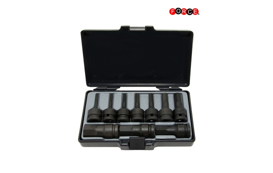 Jeu de douilles 1/2" hexagonales SAE 10 pièces