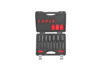 Jeu de douilles à choc 1/2" longues 16 pièces