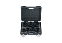 Jeu de douilles à chocs Force 1" 6 pans 7 pièces