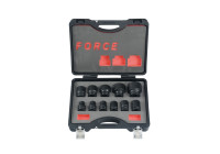 Jeu de douilles à chocs Force 3/4" 6 pans 11 pièces