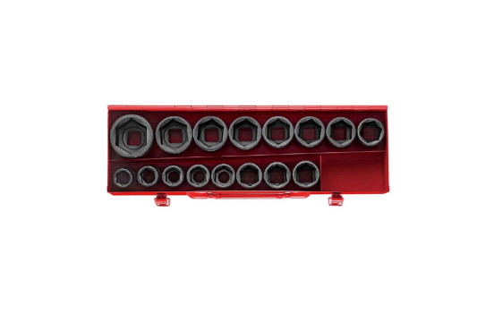 Jeu de douilles à chocs Force 3/4" à 6 pans, 16 pièces, Image 2