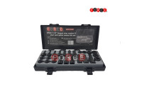 Jeu de douilles Force 1/2" Torx et multi-dents 25 pièces