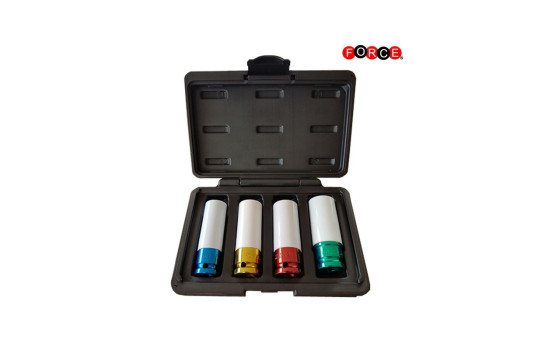Jeu de capuchons d'écrou de roue 1/2'' 4 pièces, Image 2