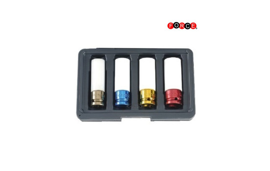 Jeu de capuchons d'écrou de roue 1/2" 4 pièces