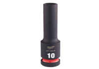 Douille à chocs Milwaukee SHOCKWAVE™ 1/2" de long 10 mm - 1 pièce