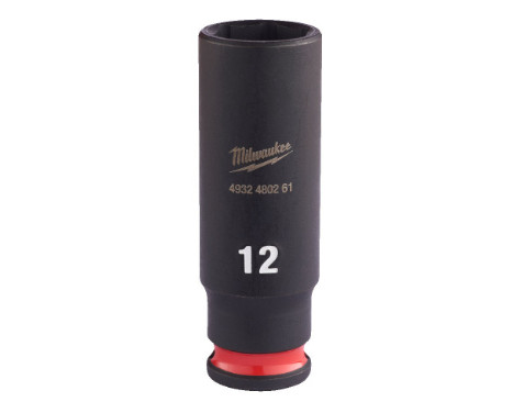 Douille à chocs Milwaukee SHOCKWAVE™ 1/4" de profondeur 12 mm - 1 pièce