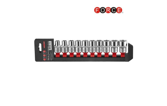 10pc 1/2" DR. 6pt. Jeu de douilles à flanc, Image 2